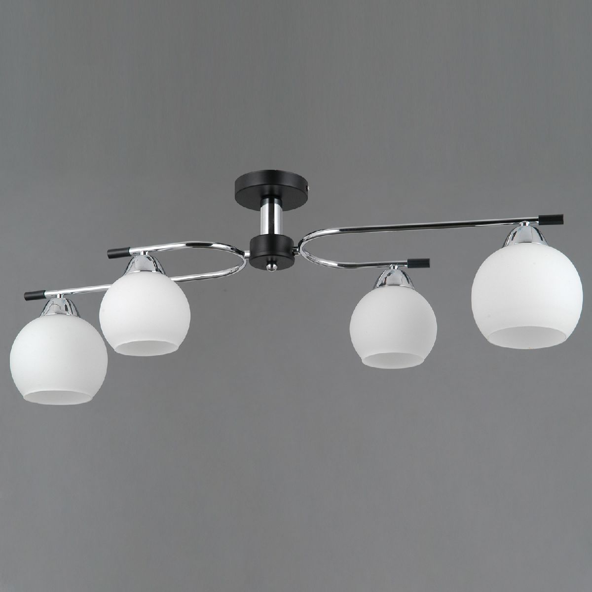 Потолочная люстра Illumico IL0638-4CSQ-24 CR BK LIBRA Потолочная люстра Illumico IL0638-4CSQ-24 CR BK LIBRA