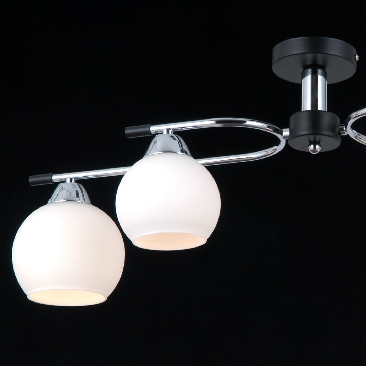 Потолочная люстра Illumico IL0638-4CSQ-24 CR BK LIBRA Потолочная люстра Illumico IL0638-4CSQ-24 CR BK LIBRA
