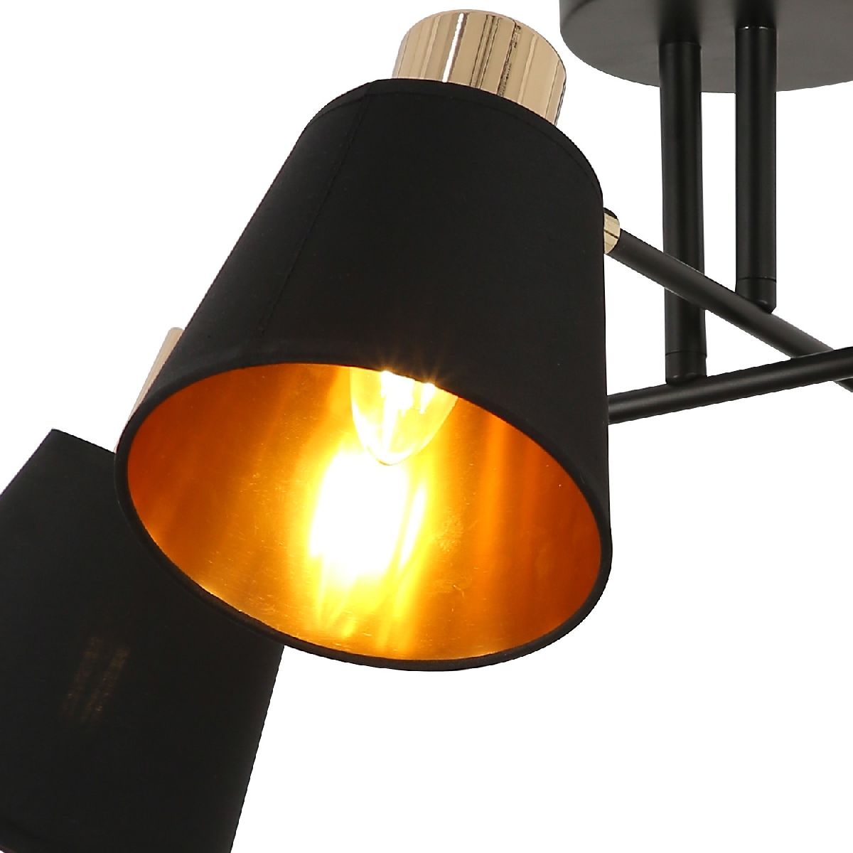 Потолочная люстра Illumico IL6116-4COU-79 BK GD Abelie Потолочная люстра Illumico IL6116-4COU-79 BK GD Abelie