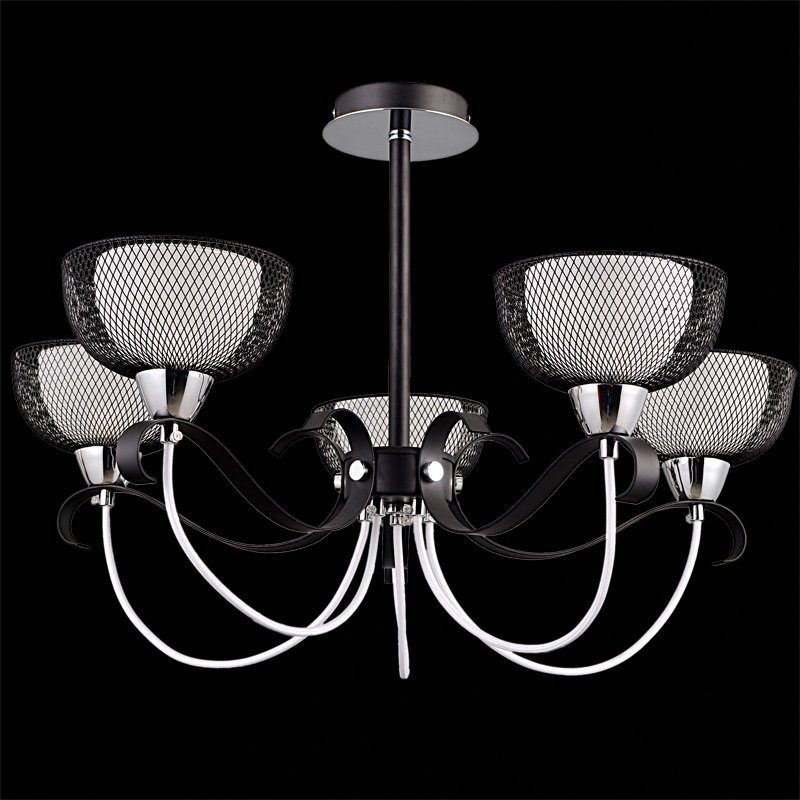 Люстра на штанге Illumico IL8724-5CSQ-79 CR BK Люстра на штанге Illumico IL8724-5CSQ-79 CR BK
