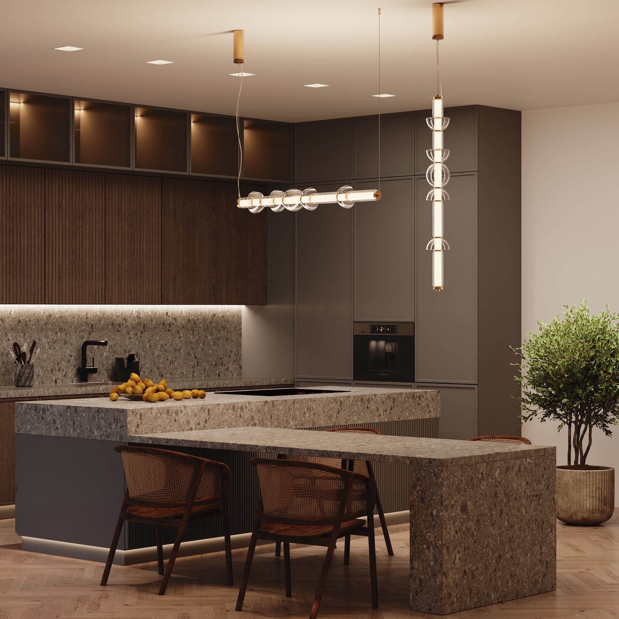 Подвесной светильник Maytoni Cosmo MOD210PL-L39BS3K Подвесной светильник Maytoni Cosmo MOD210PL-L39BS3K