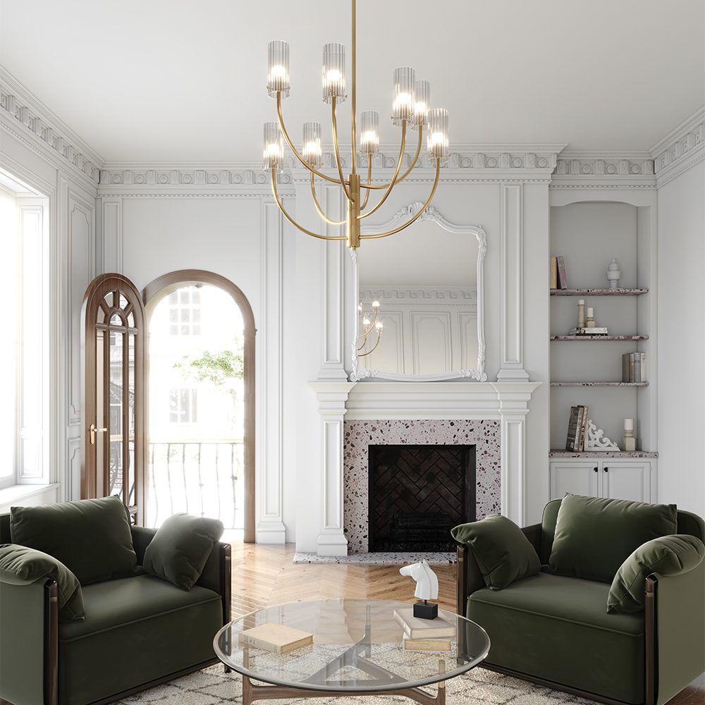 Люстра на штанге Maytoni Arco MOD223PL-08BS Люстра на штанге Maytoni Arco MOD223PL-08BS