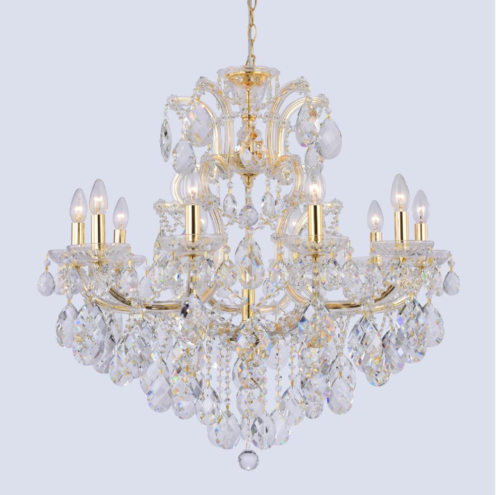Подвесная люстра Crystal Lux Isabel SP11 Gold/Transparent Подвесная люстра Crystal Lux Isabel SP11 Gold/Transparent