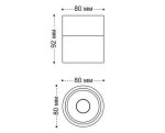 Накладной светильник Italline IT014-0201 black