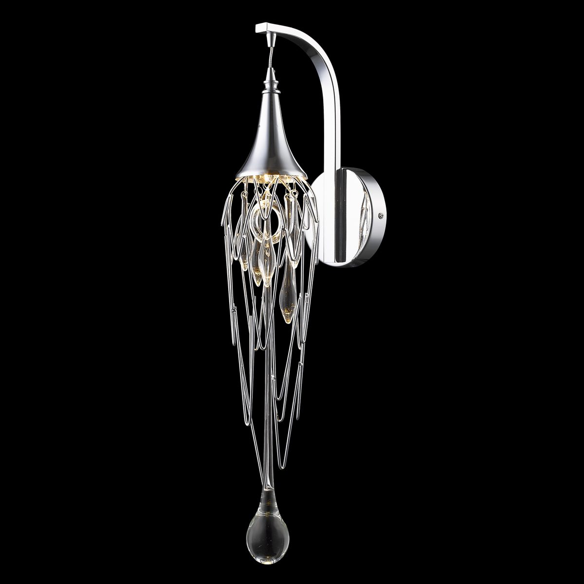 Бра Delight Collection Goddess Tears W68009S-1 chrome Бра Delight Collection Goddess Tears W68009S-1 chrome
