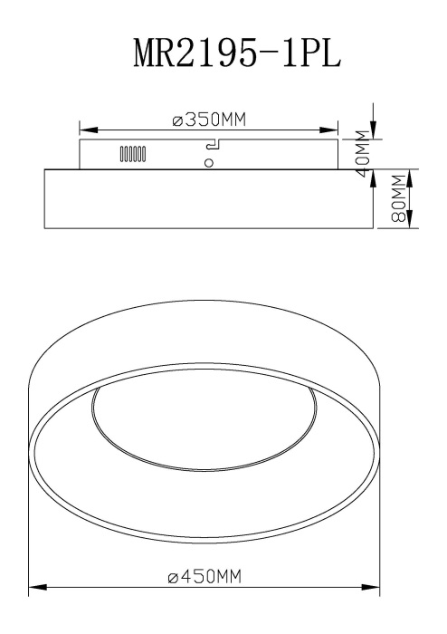 Потолочный светильник Myfar Shannon MR2195-1PL Потолочный светильник Myfar Shannon MR2195-1PL