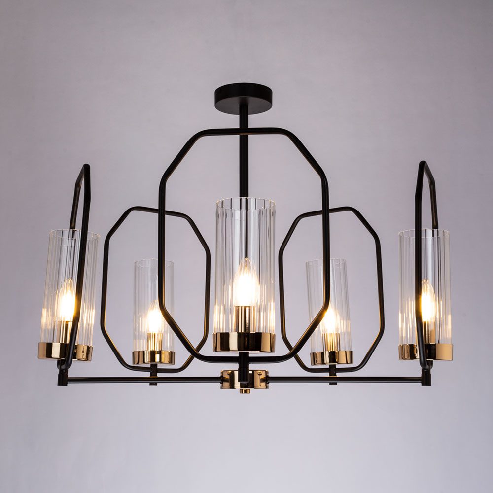 Потолочная люстра Arte Lamp Celaeno A7004PL-5BK Потолочная люстра Arte Lamp Celaeno A7004PL-5BK
