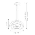 Подвесной светильник Hinkley Lotus QN-LOTUS-P-BLK