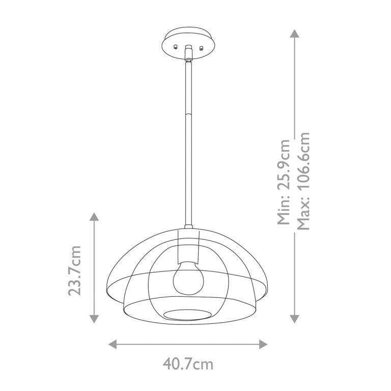 Подвесной светильник Hinkley Lotus QN-LOTUS-P-BLK