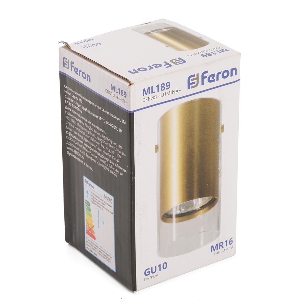 Накладной светильник Feron Barrel Lumina ML189 48745 Накладной светильник Feron Barrel Lumina ML189 48745