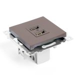 Розетка USB 2-местная Stekker Катрин GLS10-7115-04 49027