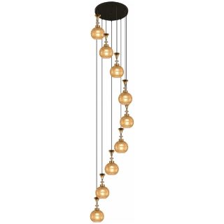 Каскадная люстра Reluce 02001-0.9-09 AMBER