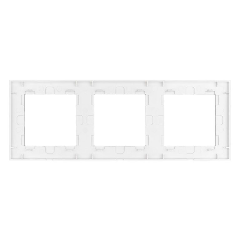 Рамка трехместная Arlight FRM-GLARE-GS-3-WH 043799