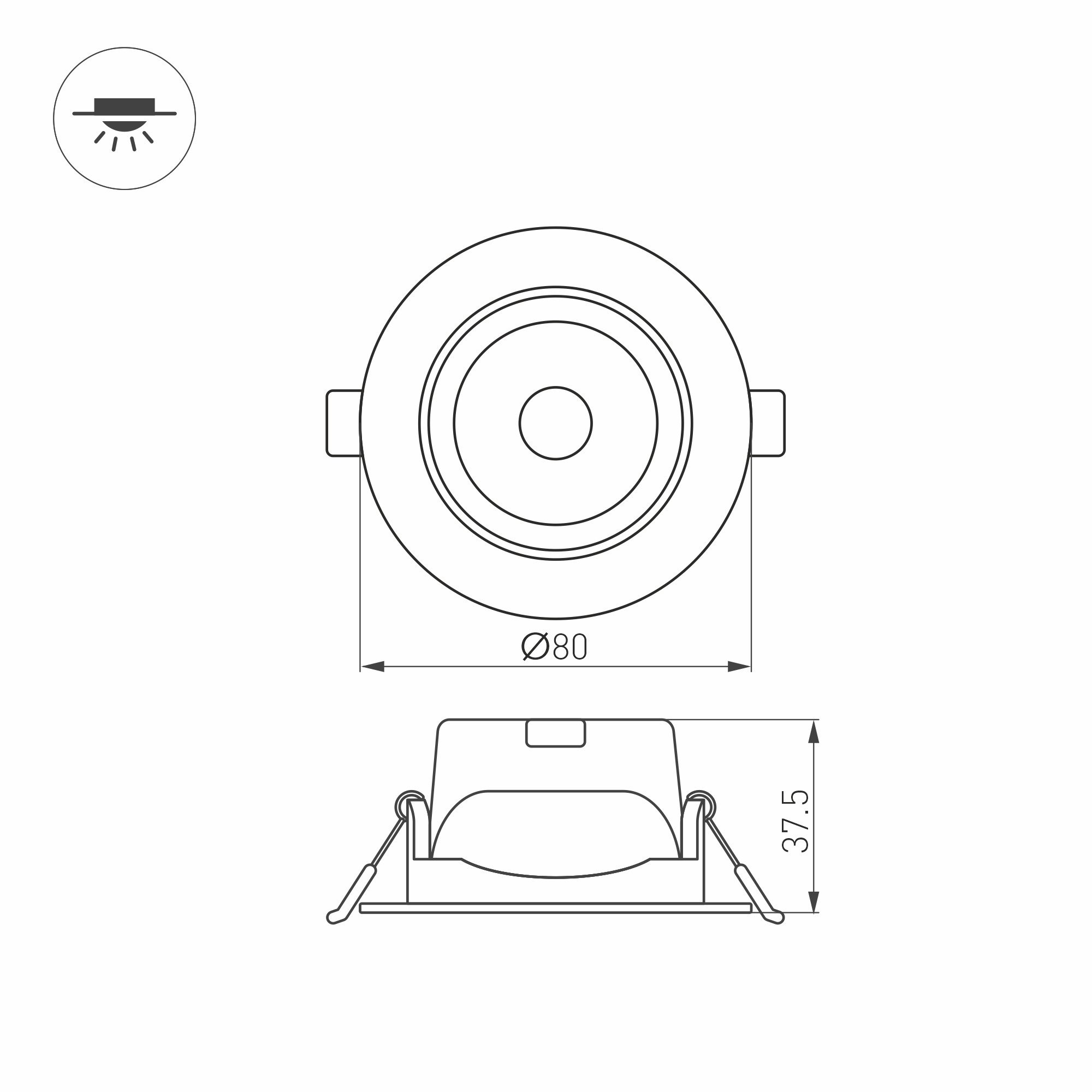 Светильник Downlight Arlight Polar 032309 Светильник Downlight Arlight Polar 032309