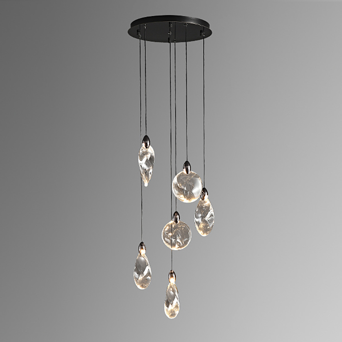 Подвесной светильник Delight Collection Colvin MT9176-6H pearl black Подвесной светильник Delight Collection Colvin MT9176-6H pearl black