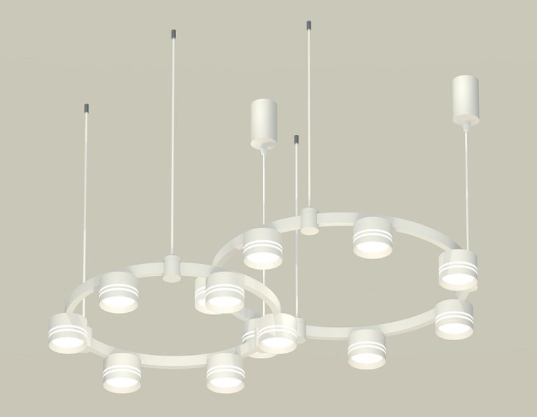 Комплект подвесного светильника Ambrella Light Techno Ring XR92081005 (A9208x2, C9236, C9231, N8477)