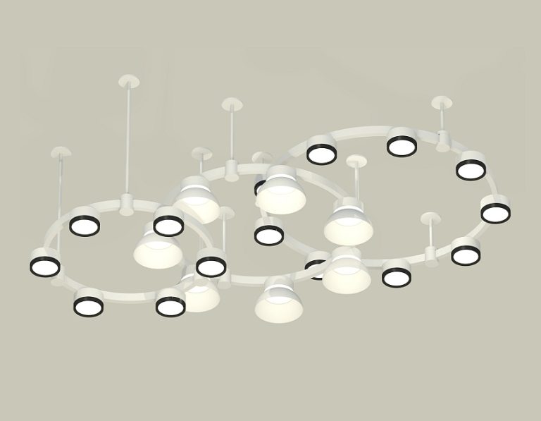 Комплект подвесного светильника Ambrella Light Techno Ring XR92212010 (A9221, A9226, C9241, C9232, C9236, C9231, N8140, N8113)