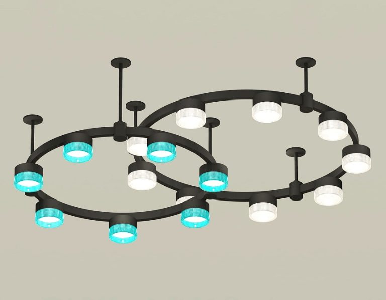 Комплект подвесного светильника Ambrella Light Techno Ring XR92221210 (A9222, A9227, C9238, C9232, N8480, N8488)