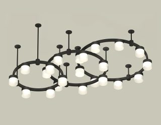 Комплект подвесного светильника Ambrella Light Techno Ring XR92222210 (A9222, A9227, C9233, C9242, C9238, C9232, N8402)