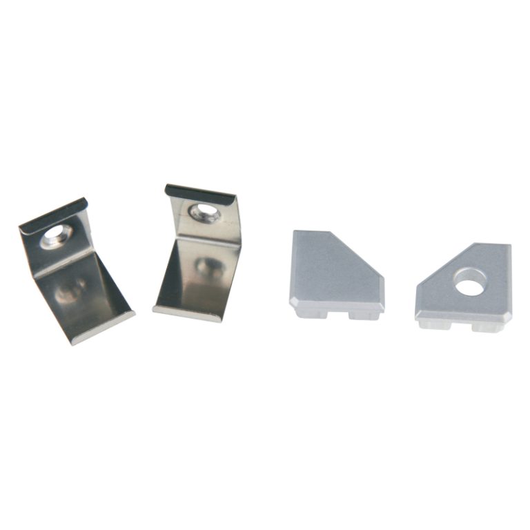 Комплект заглушек и скоб Uniel UFE-N03 SILVER A POLYBAG UL-00000623