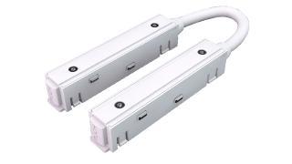 Коннектор питания угловой iLedex Vision CORNER POWER CONNECT 4822-L380-WH