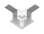 Коннектор угловой Ambrella Light Magnetic 220V GL1039