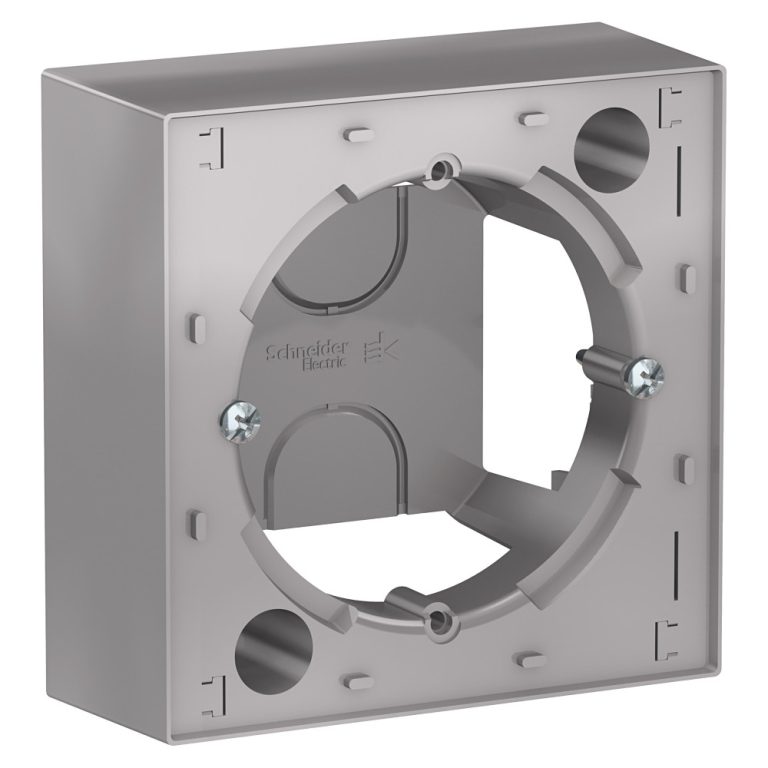 Коробка для наружного монтажа Systeme Electric AtlasDesign Алюминий ATN000300