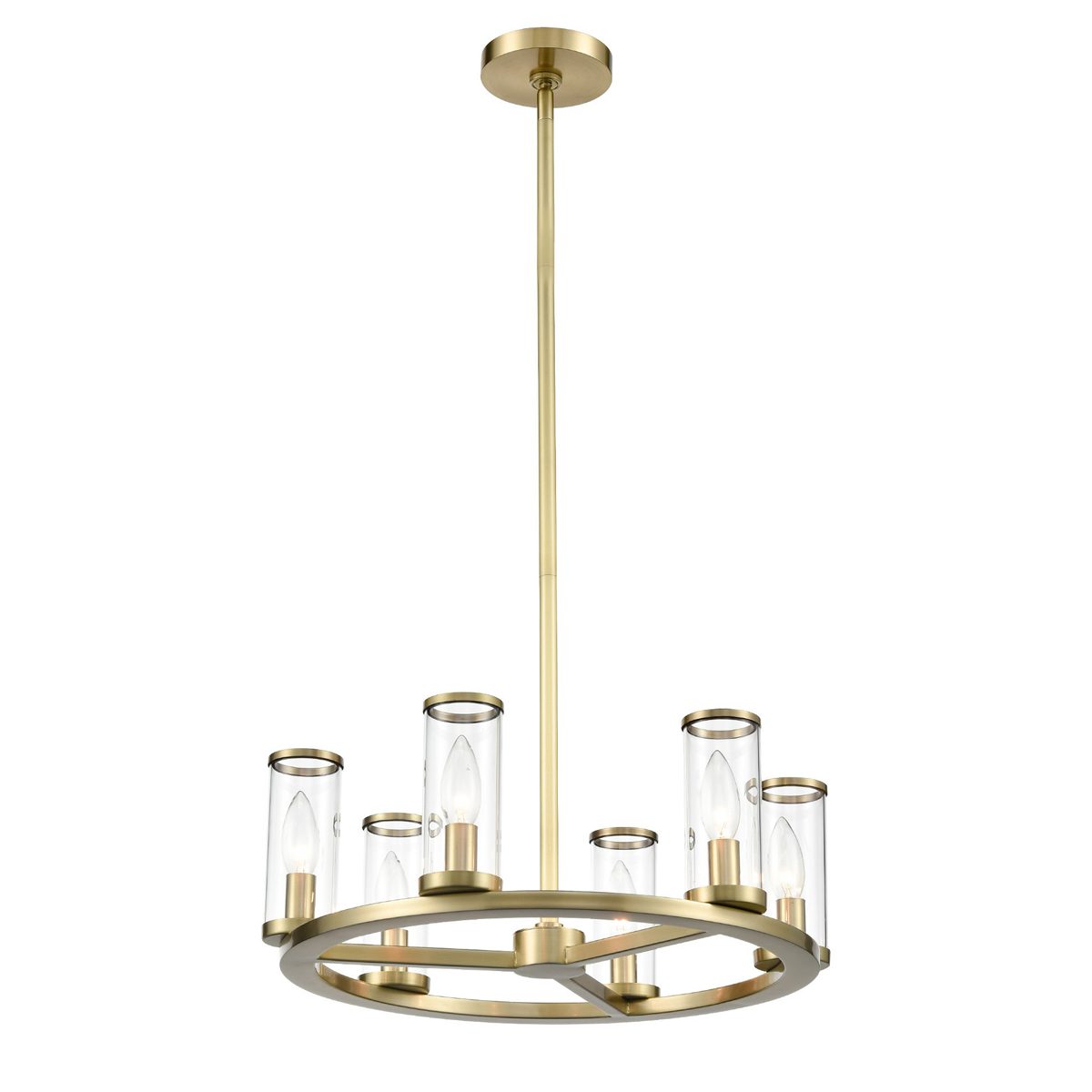 Люстра на штанге Delight Collection MD2061-6A br.brass Люстра на штанге Delight Collection MD2061-6A br.brass