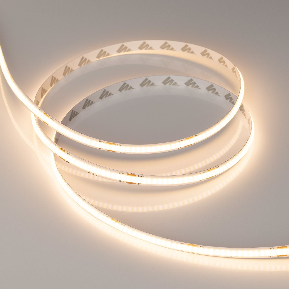 Светодиодная лента Arlight COB-X320-8mm 24V Warm3000 8 W/m, IP20, CSP, 5m 039022 Светодиодная лента Arlight COB-X320-8mm 24V Warm3000 8 W/m, IP20, CSP, 5m 039022