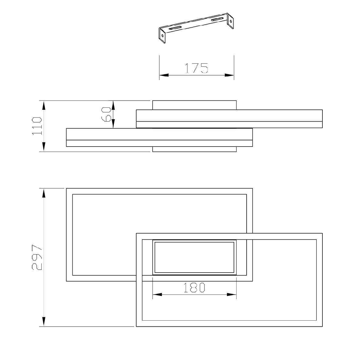 Потолочная люстра Escada Twins 10242/3LED Потолочная люстра Escada Twins 10242/3LED