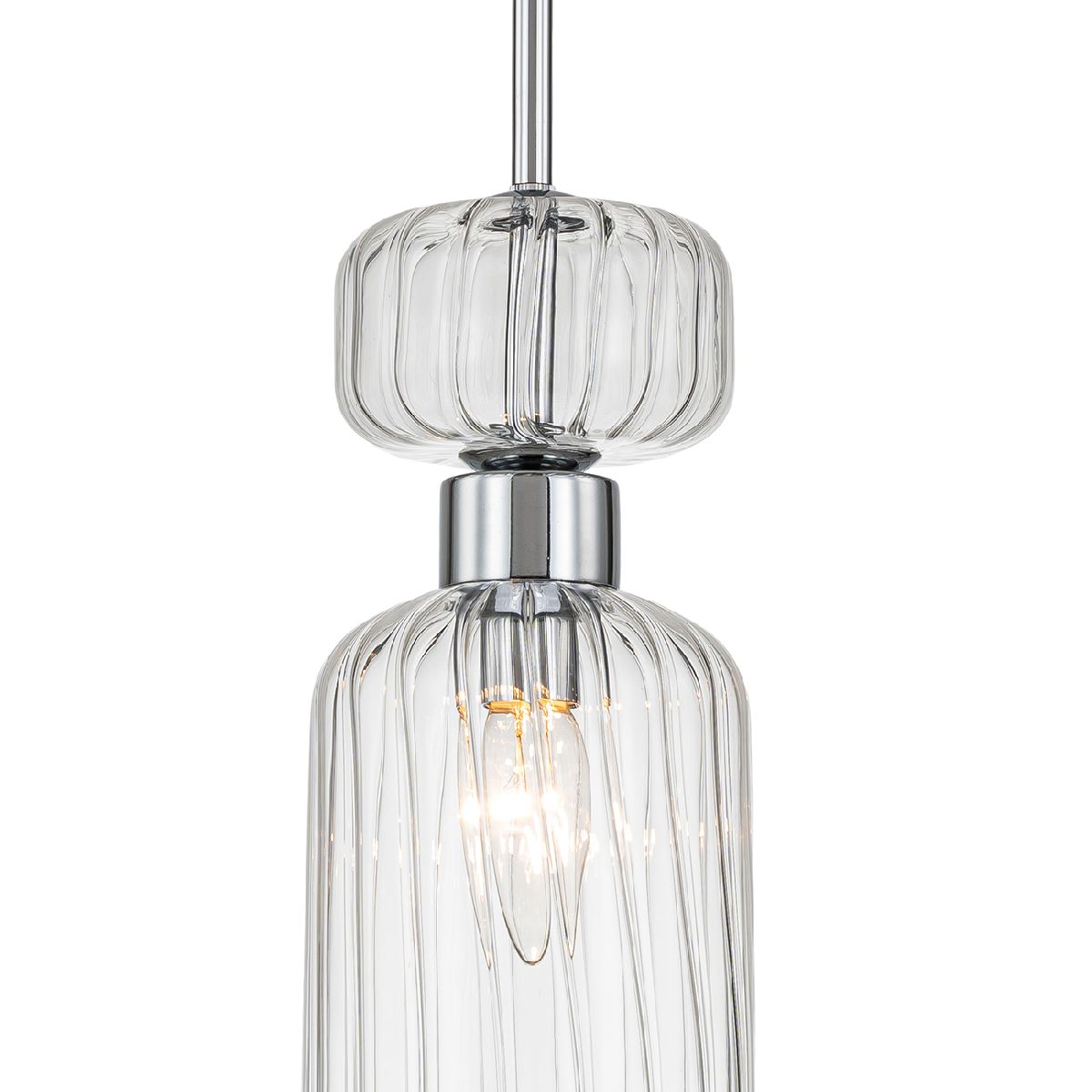 Подвесной светильник Escada Gloss 1141/1S Chrome/Clear Подвесной светильник Escada Gloss 1141/1S Chrome/Clear