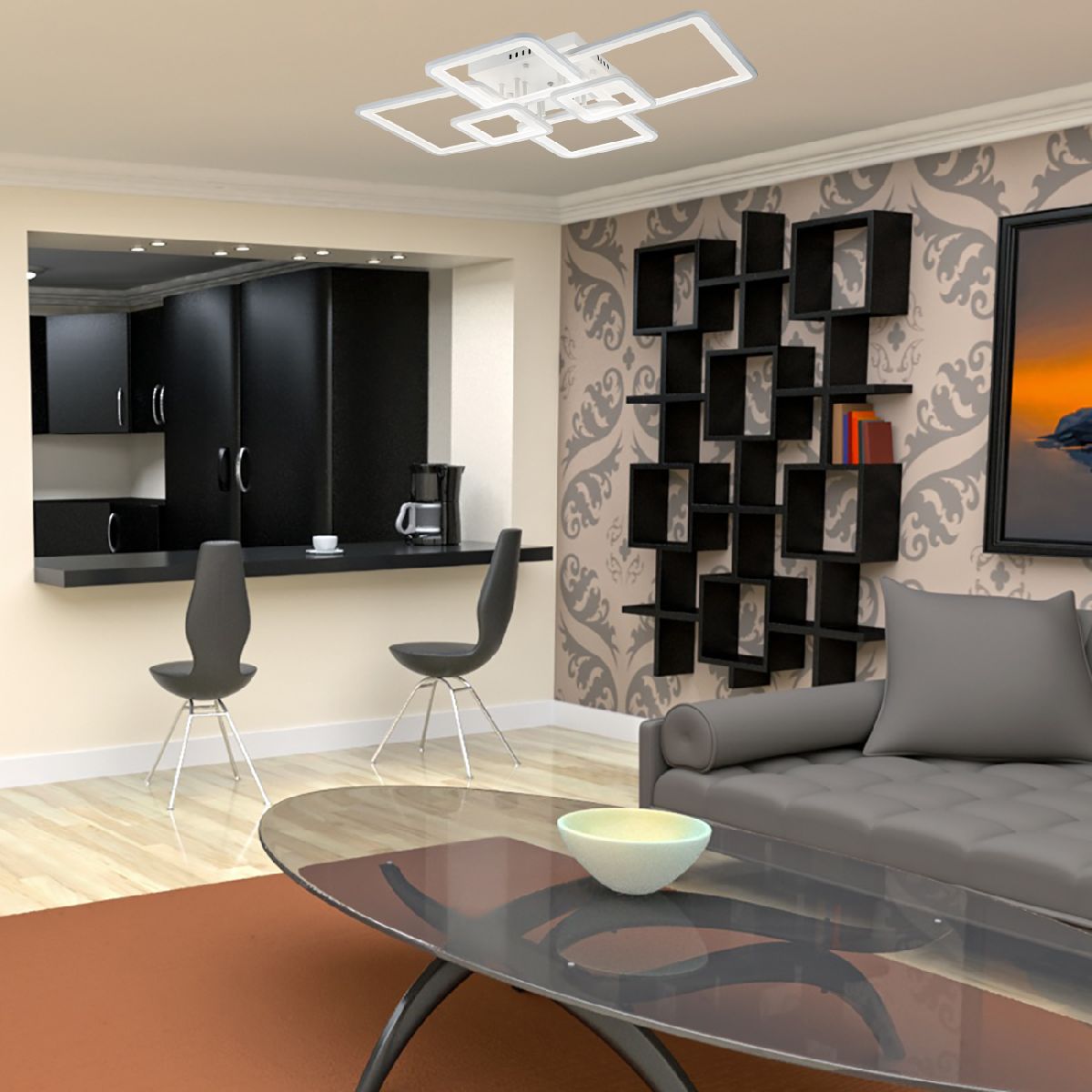 Потолочная люстра Escada Plain 10286/6LED Потолочная люстра Escada Plain 10286/6LED