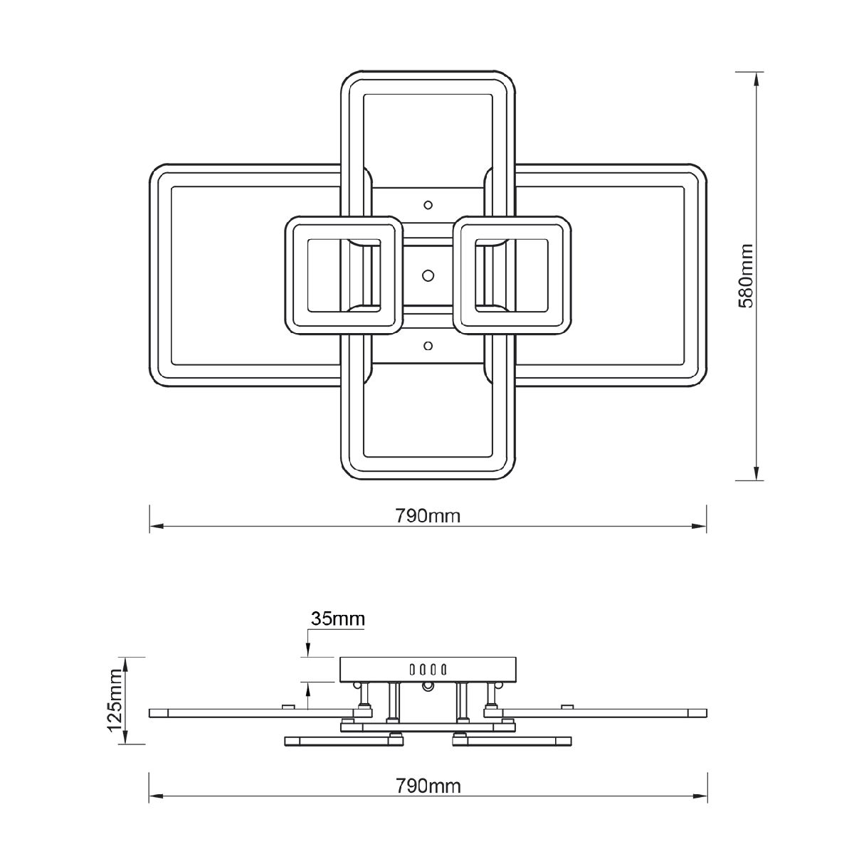Потолочная люстра Escada Plain 10286/6LED Потолочная люстра Escada Plain 10286/6LED