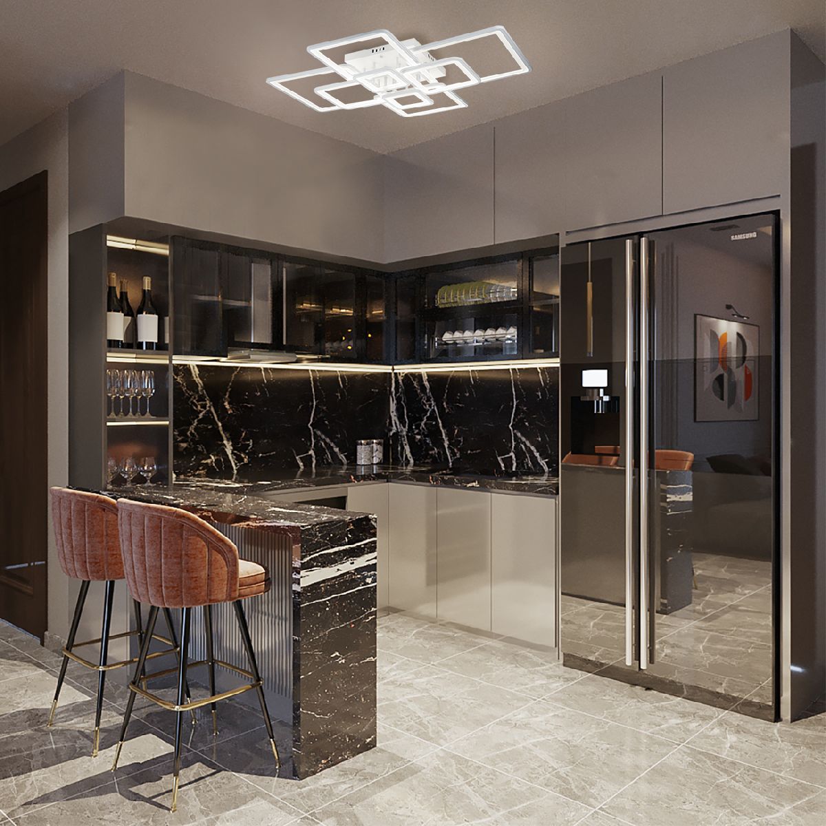 Потолочная люстра Escada Plain 10286/8LED Потолочная люстра Escada Plain 10286/8LED
