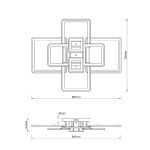 Потолочная люстра Escada Plain 10286/8LED