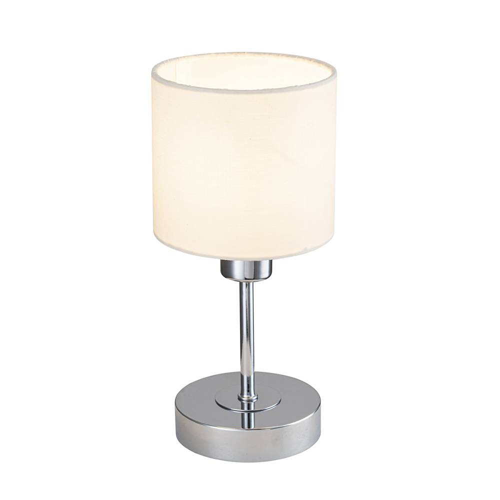 Настольная лампа Escada Denver 1109/1 Chrome/Beige Настольная лампа Escada Denver 1109/1 Chrome/Beige