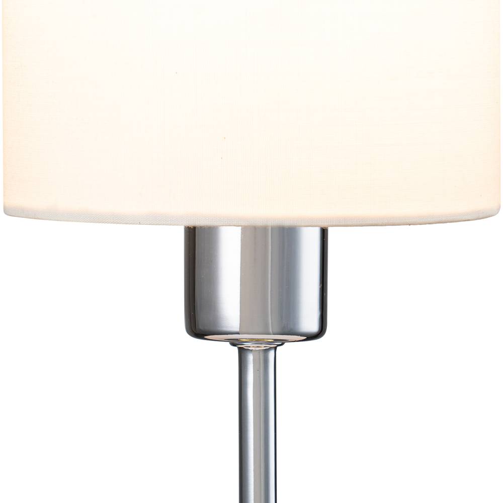 Настольная лампа Escada Denver 1109/1 Chrome/Beige Настольная лампа Escada Denver 1109/1 Chrome/Beige