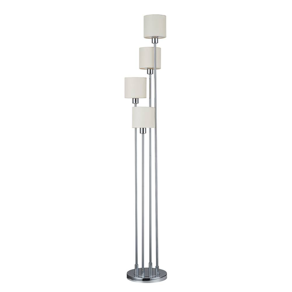 Торшер Escada Denver 1109/4 Chrome/Beige Торшер Escada Denver 1109/4 Chrome/Beige