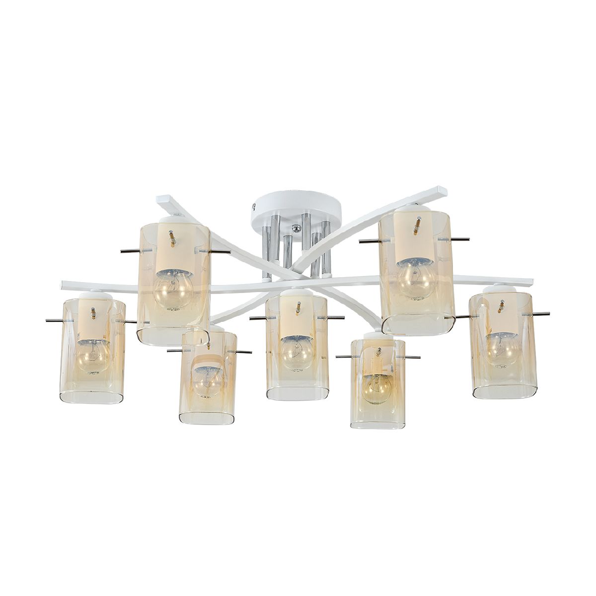 Потолочная люстра Escada Iberis 1101/7P White Потолочная люстра Escada Iberis 1101/7P White