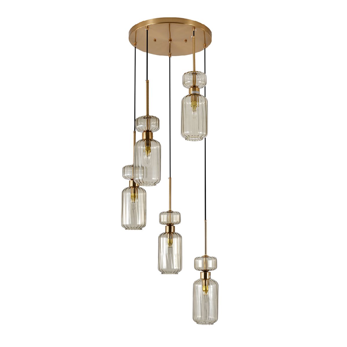 Каскадная люстра Escada Gloss 1141/5S Beige Каскадная люстра Escada Gloss 1141/5S Beige