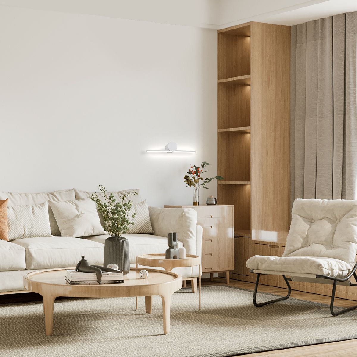 Настенный светильник Escada Line 10281/1LED White Настенный светильник Escada Line 10281/1LED White