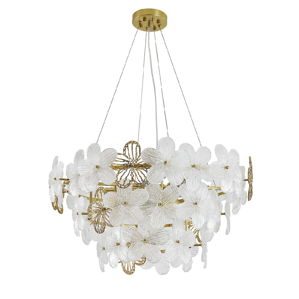 Подвесная люстра Indigo Fiori 12049/8P Brass V000555 Подвесная люстра Indigo Fiori 12049/8P Brass V000555