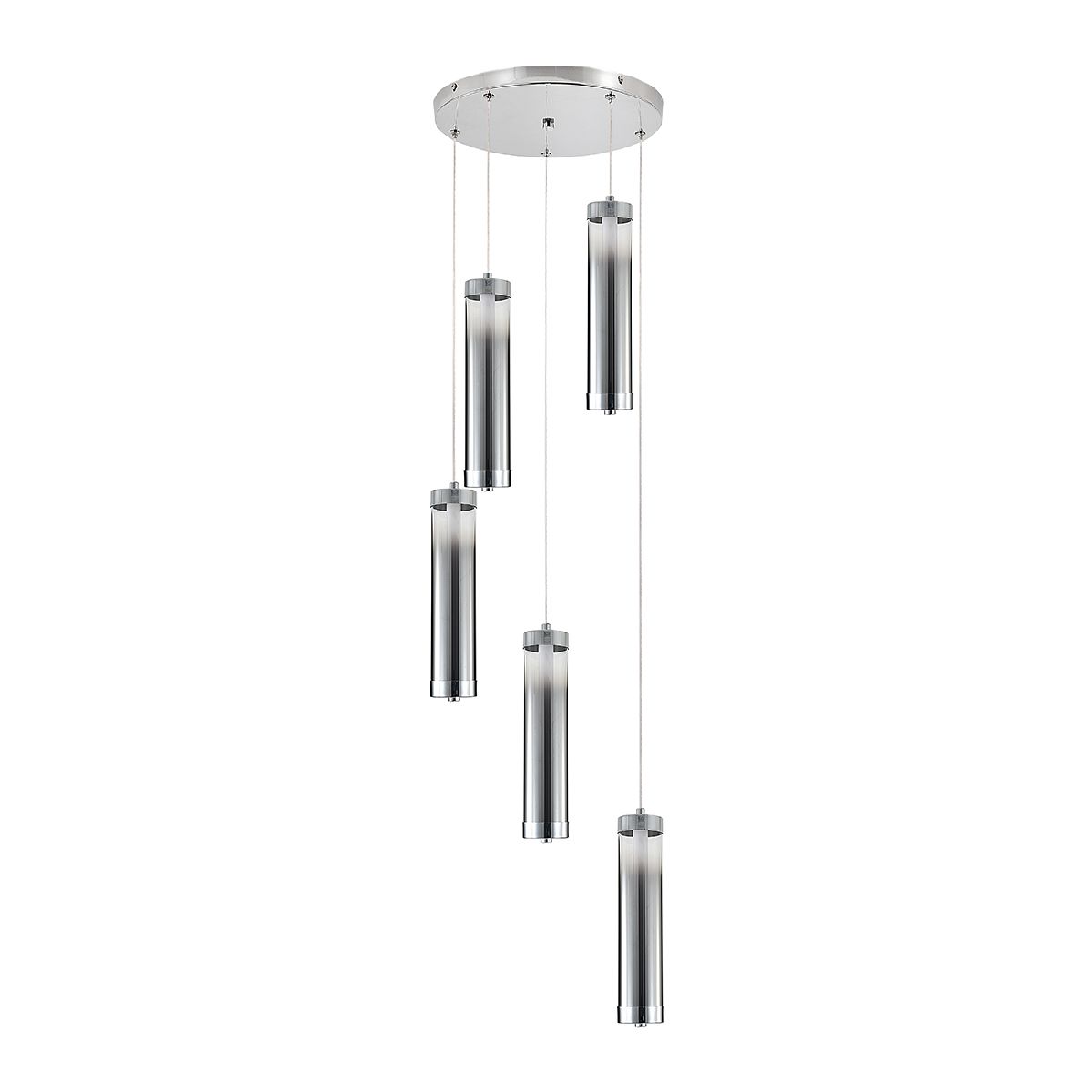 Каскадная люстра Indigo Rilucente 11061/5P Chrome V000147L Каскадная люстра Indigo Rilucente 11061/5P Chrome V000147L
