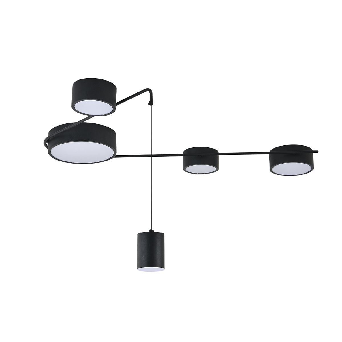Потолочный светильник Indigo Modulo 14028/5С Black V000161L Потолочный светильник Indigo Modulo 14028/5С Black V000161L