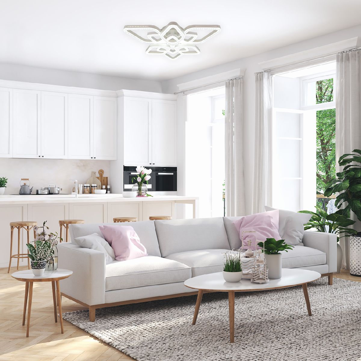 Потолочная люстра Escada Sedna 10280/6LED Потолочная люстра Escada Sedna 10280/6LED