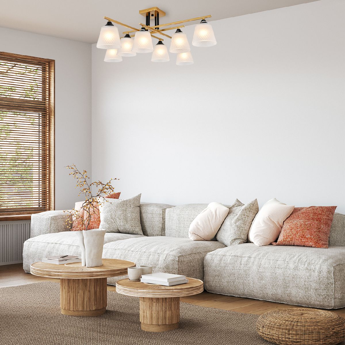 Потолочная люстра Escada Deutzia 2128/8P Потолочная люстра Escada Deutzia 2128/8P
