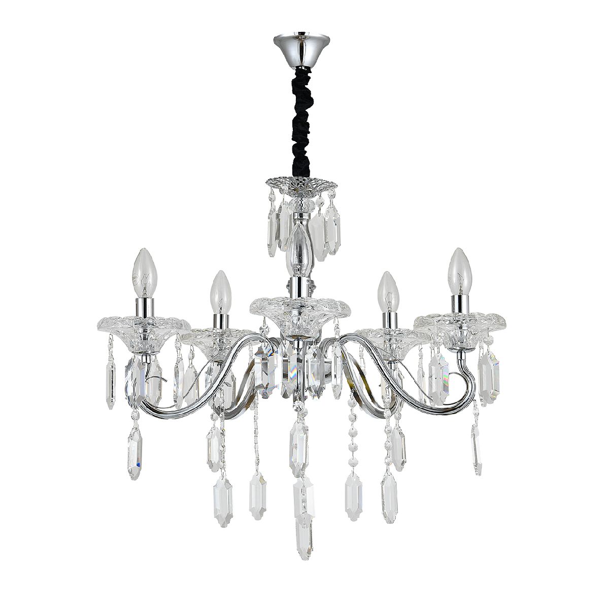 Подвесная люстра Escada Fantail 2111/5P Chrome Подвесная люстра Escada Fantail 2111/5P Chrome