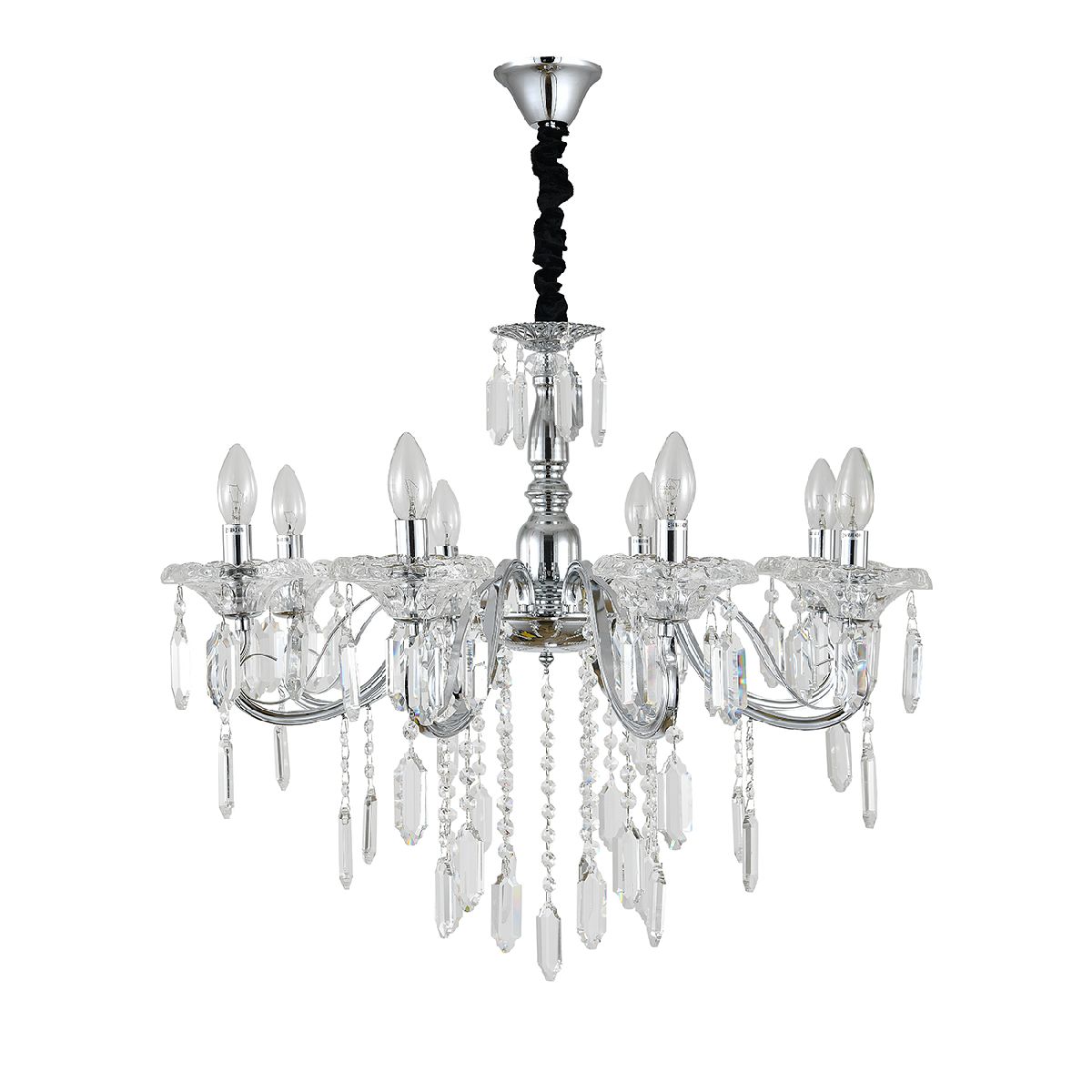Подвесная люстра Escada Fantail 2111/8P Chrome Подвесная люстра Escada Fantail 2111/8P Chrome