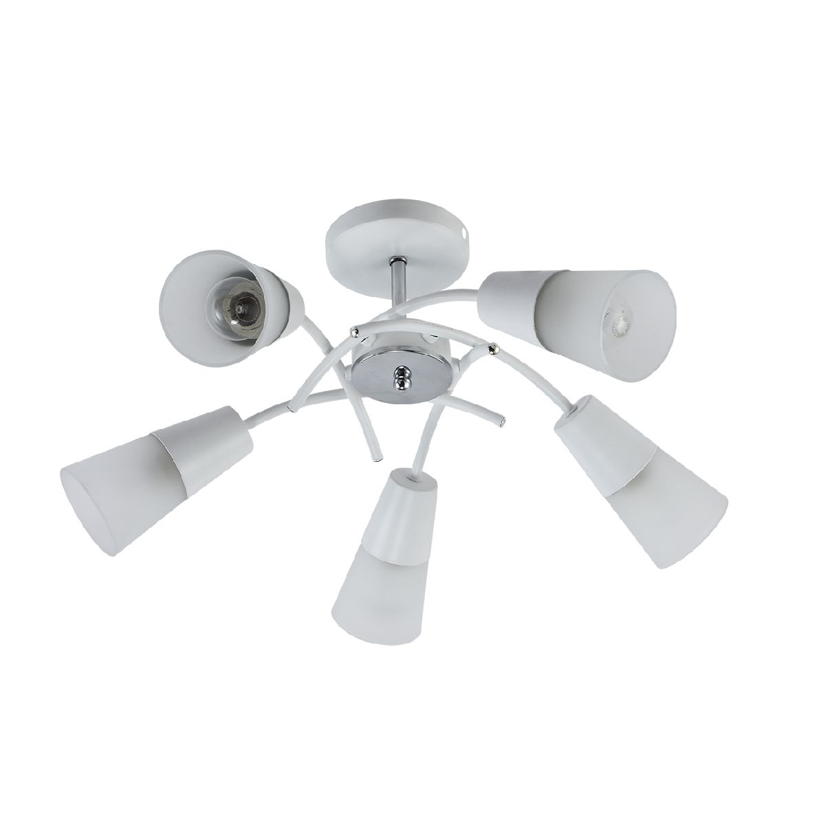 Люстра на штанге Escada Calla 1109/5P White Люстра на штанге Escada Calla 1109/5P White