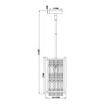 Подвесной светильник Escada Flood 2103/1S Chrome